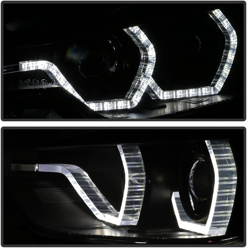 Black Smoke LED Projector Headlights for BMW F30 Sedan Y43135