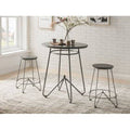 Gray Oak Counter Height Set M956