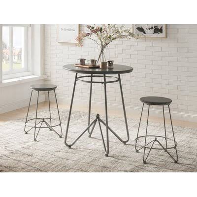 Gray Oak Counter Height Set M956