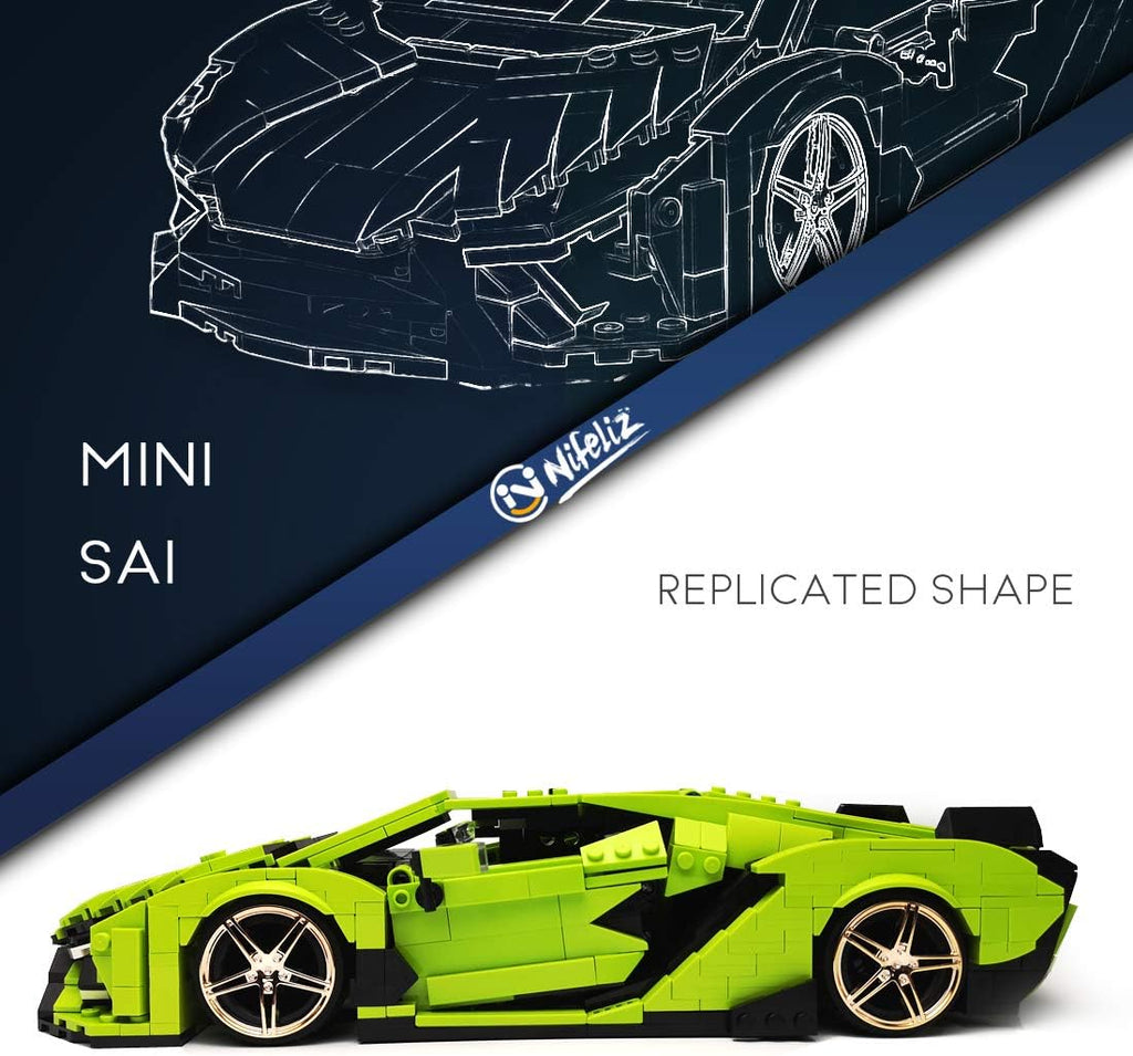 1:14 Scale Sports Car Building Blocks Model (1133 Pcs) Z146