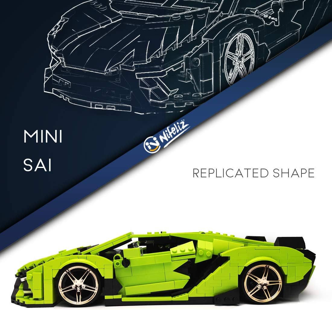 1:14 Scale Sports Car Building Blocks Model (1133 Pcs) Z146
