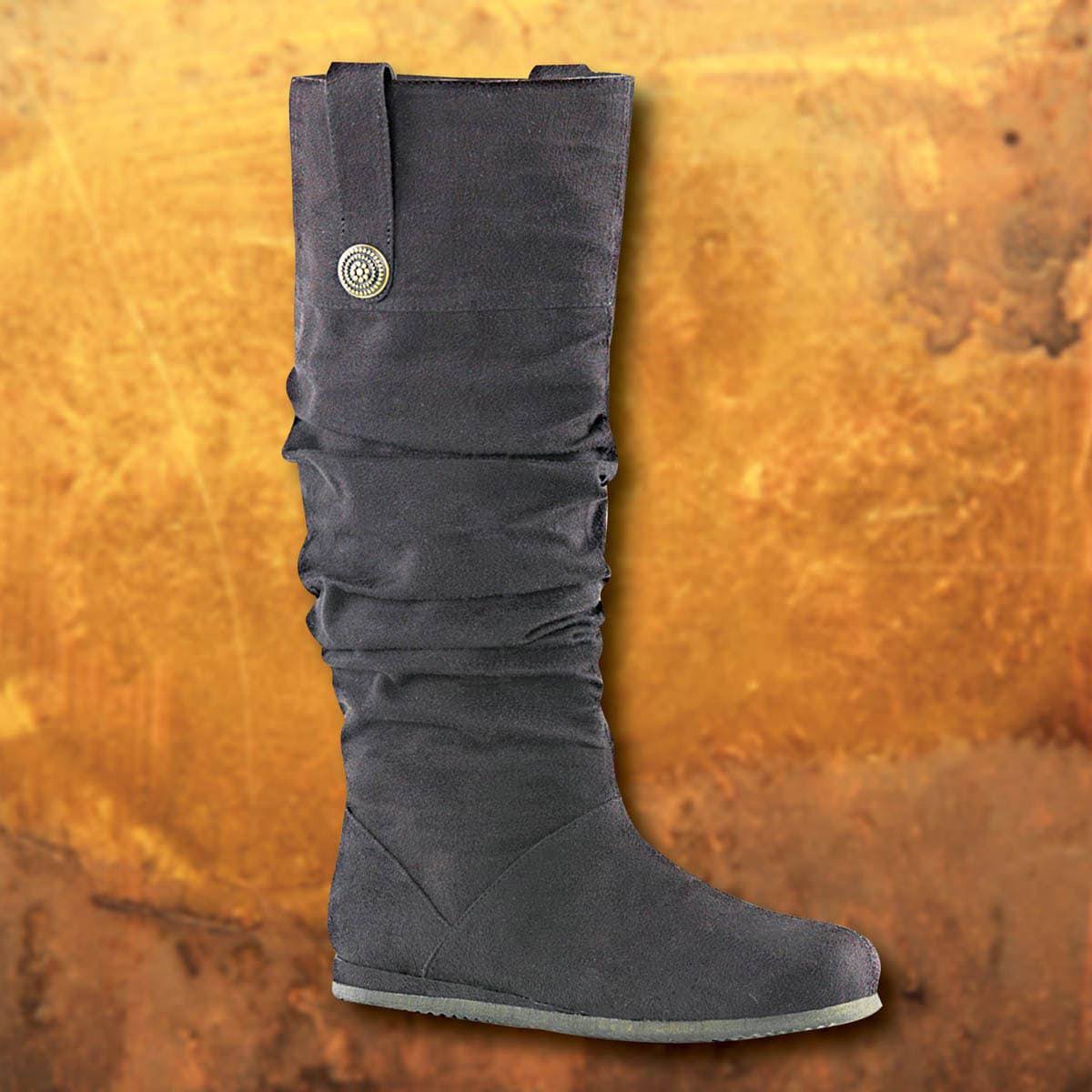 Brown Microfiber Renaissance Shoes F4162