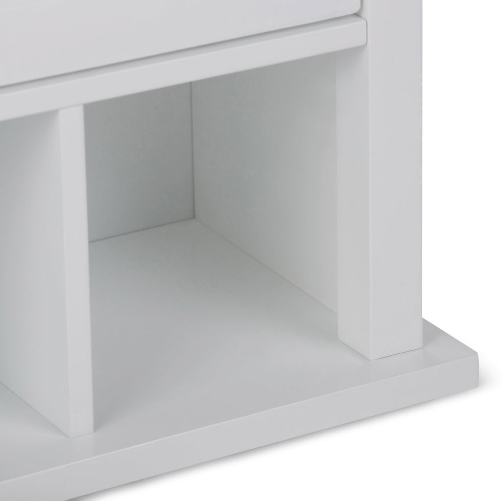 White Two-Door Bathroom Wall Cabinet C683