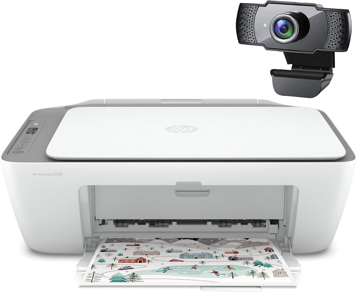 White Wireless Color Inkjet Printer H723851