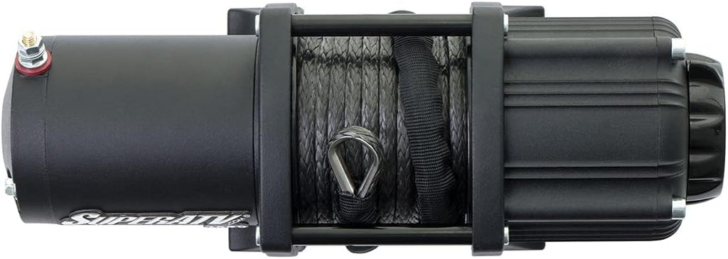 Black Ops Winch with Heavy Duty Winch Mounting Plate, 3/16" Steel Plating, Pack of 2 Q325725