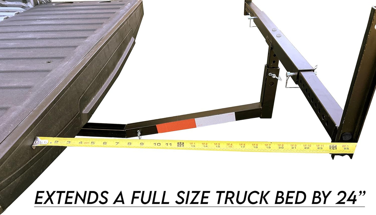 Hitch Mount Pick Up Truck Bed Extender, Black, 37 x 19 x 3 inches, Pack of 2 K5005