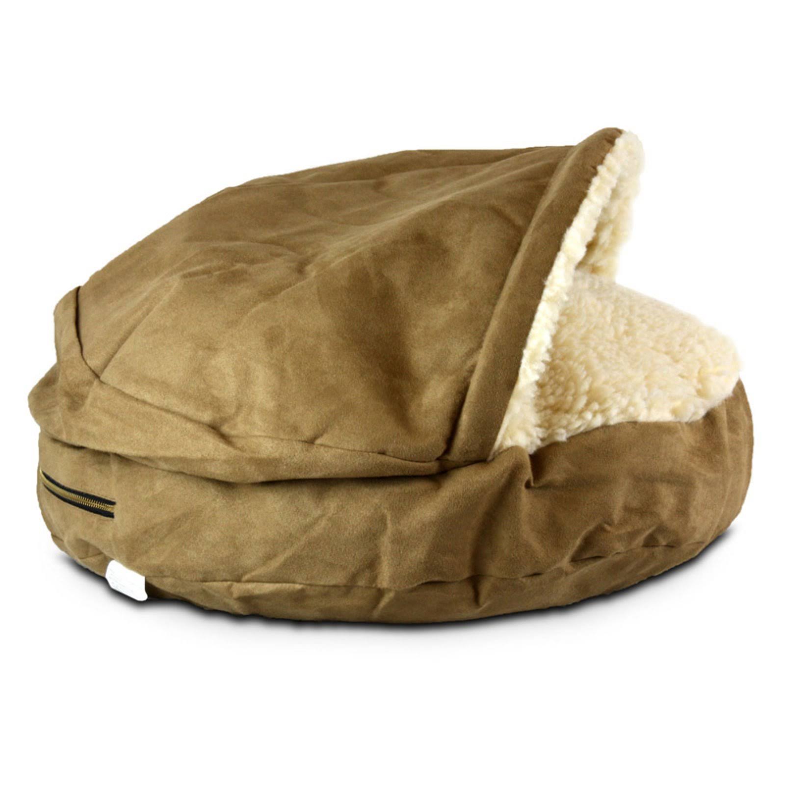 Orthopedic Micro Suede Pet Bed - Camel - Small O60592