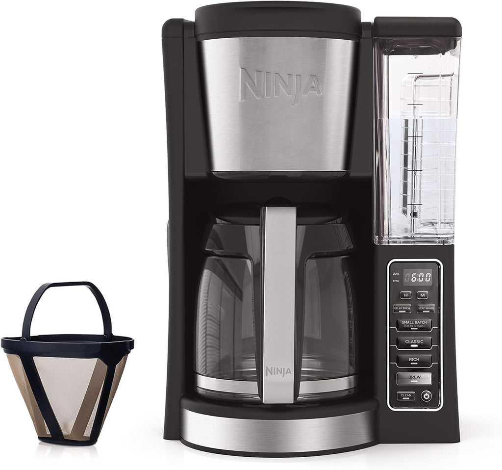 12-cup Glass Carafe Programmable Brewer, Black and Stainless Steel G4350