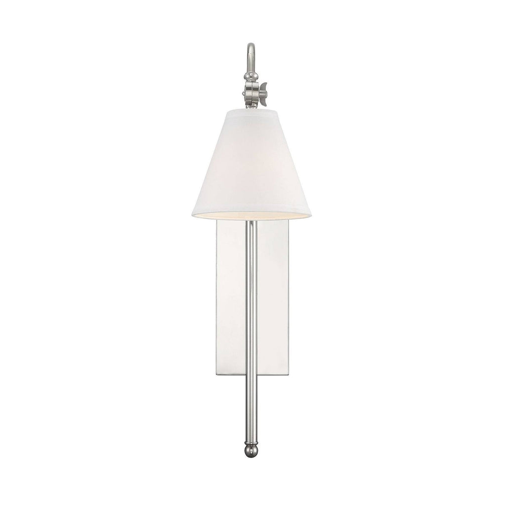 Polished Nickel Sconce G6481