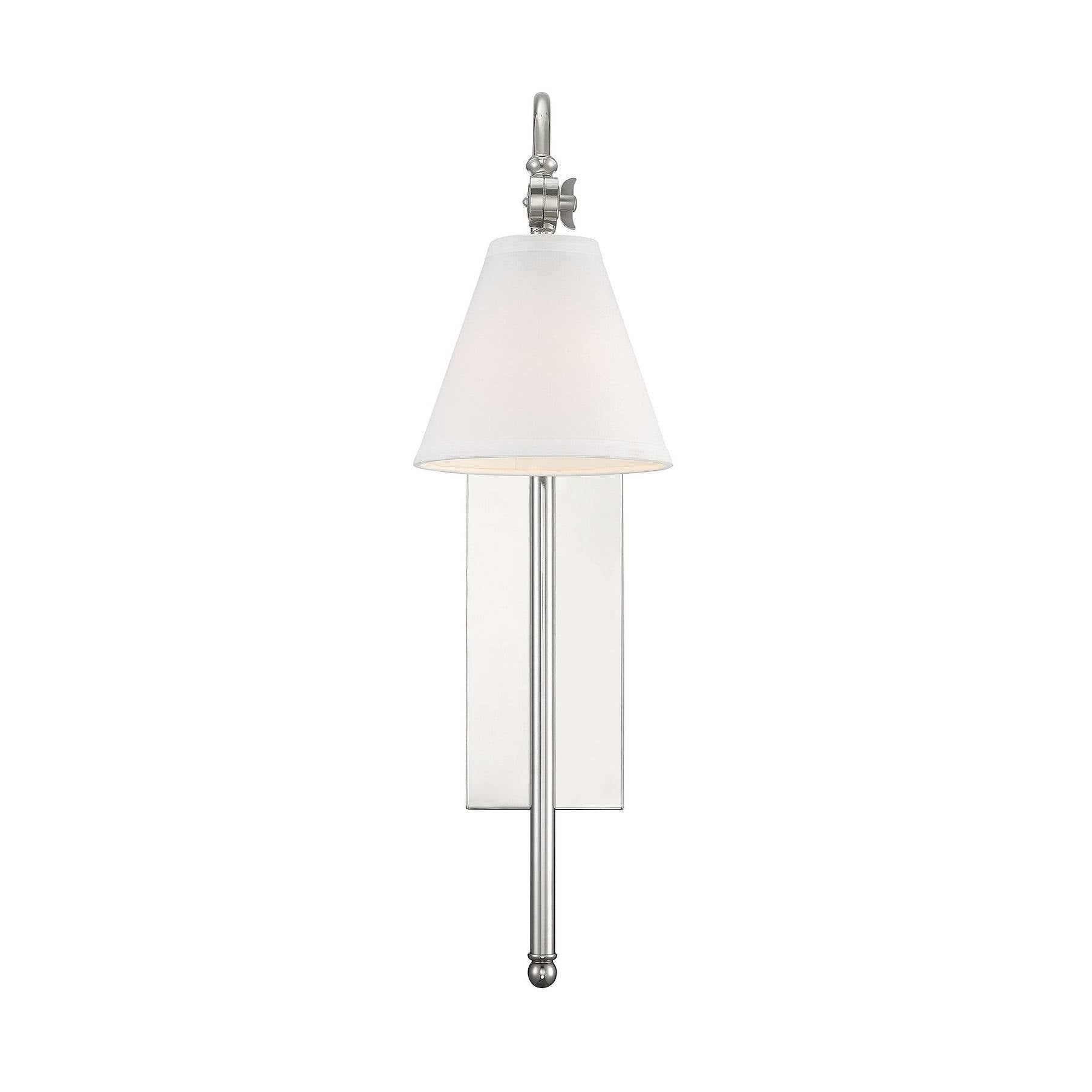 Polished Nickel Sconce G6481