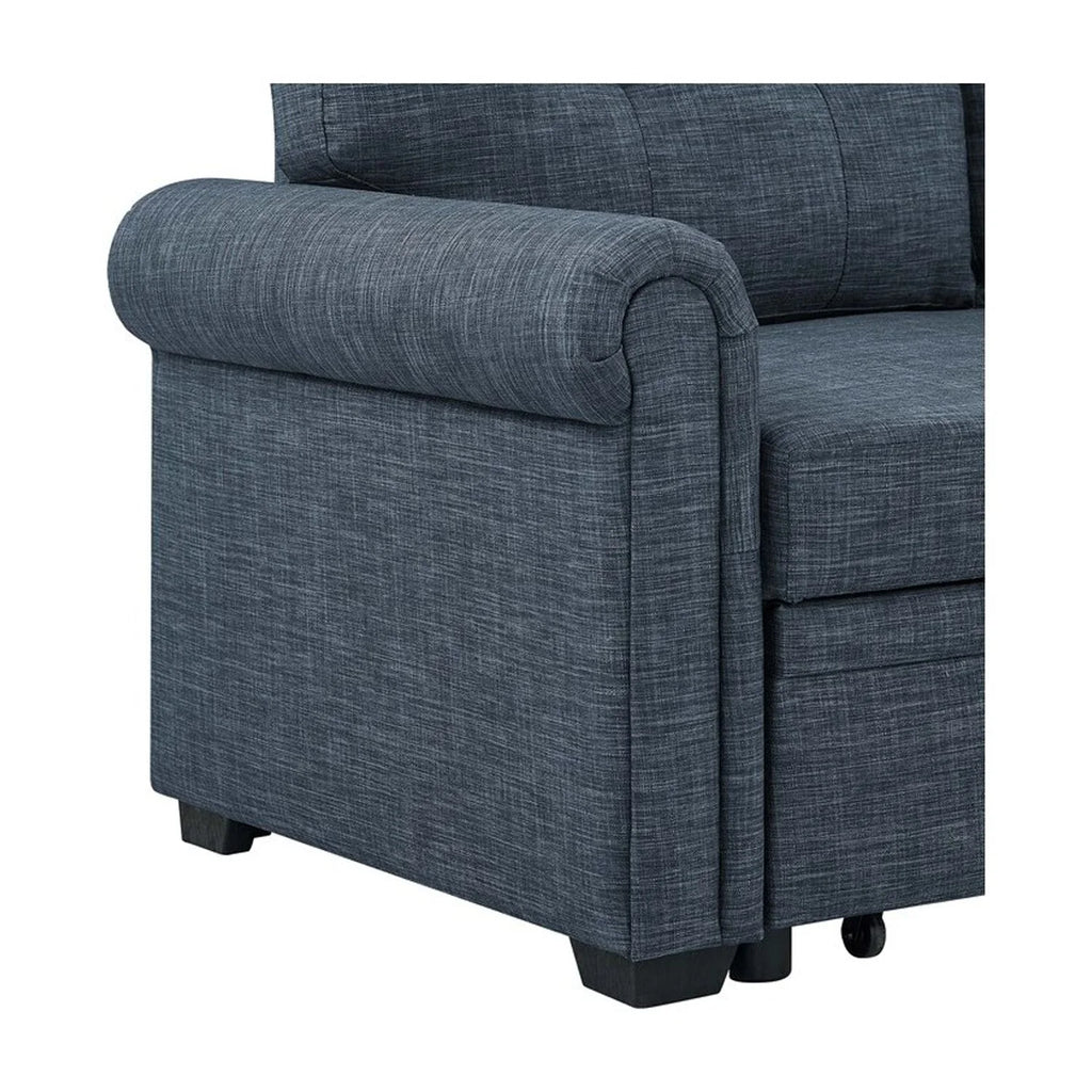 86" Rolled Arm Sofa Bed E9450