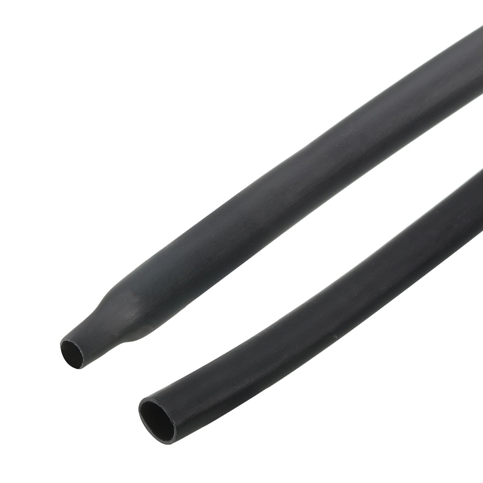 2pcs 1/4" Dia 50ft 4:1 Dual Wall Adhesive Lined Waterproof Heat Shrink Tubing Black O416