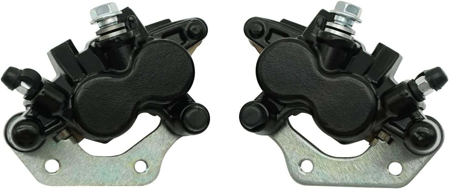 Front Left Right Brake Calipers & Pads for Kawasaki KFX700 Brute Force 650 Prairie 650 700 KVF650 KVF700 D919191