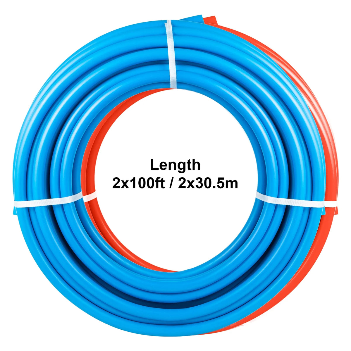 Pex Tubing 2 Rolls of 1/2 Inch X 100 Feet Flexible Water Pipe K809