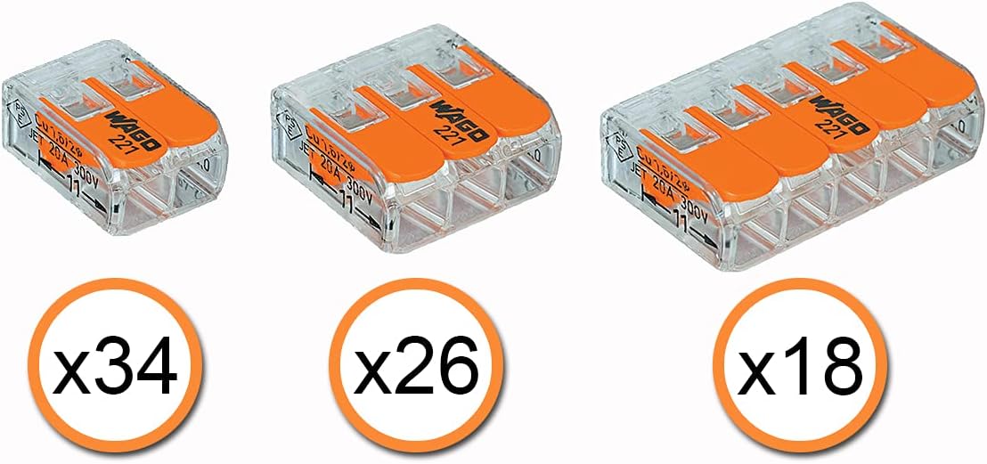 78pc Compact Splicing Wire Connector Assortment with Case U23977