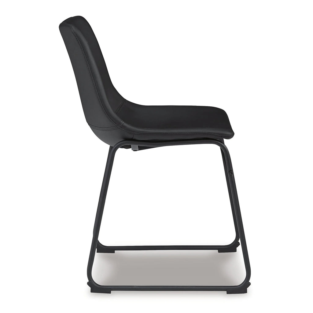 Black Bucket Chair, Set of 2 F111