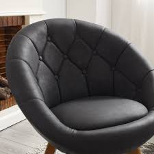 Yellow Velvet Tufted Swivel Accent Chair B1117