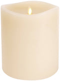 Large Ivory Flameless Candle K725061