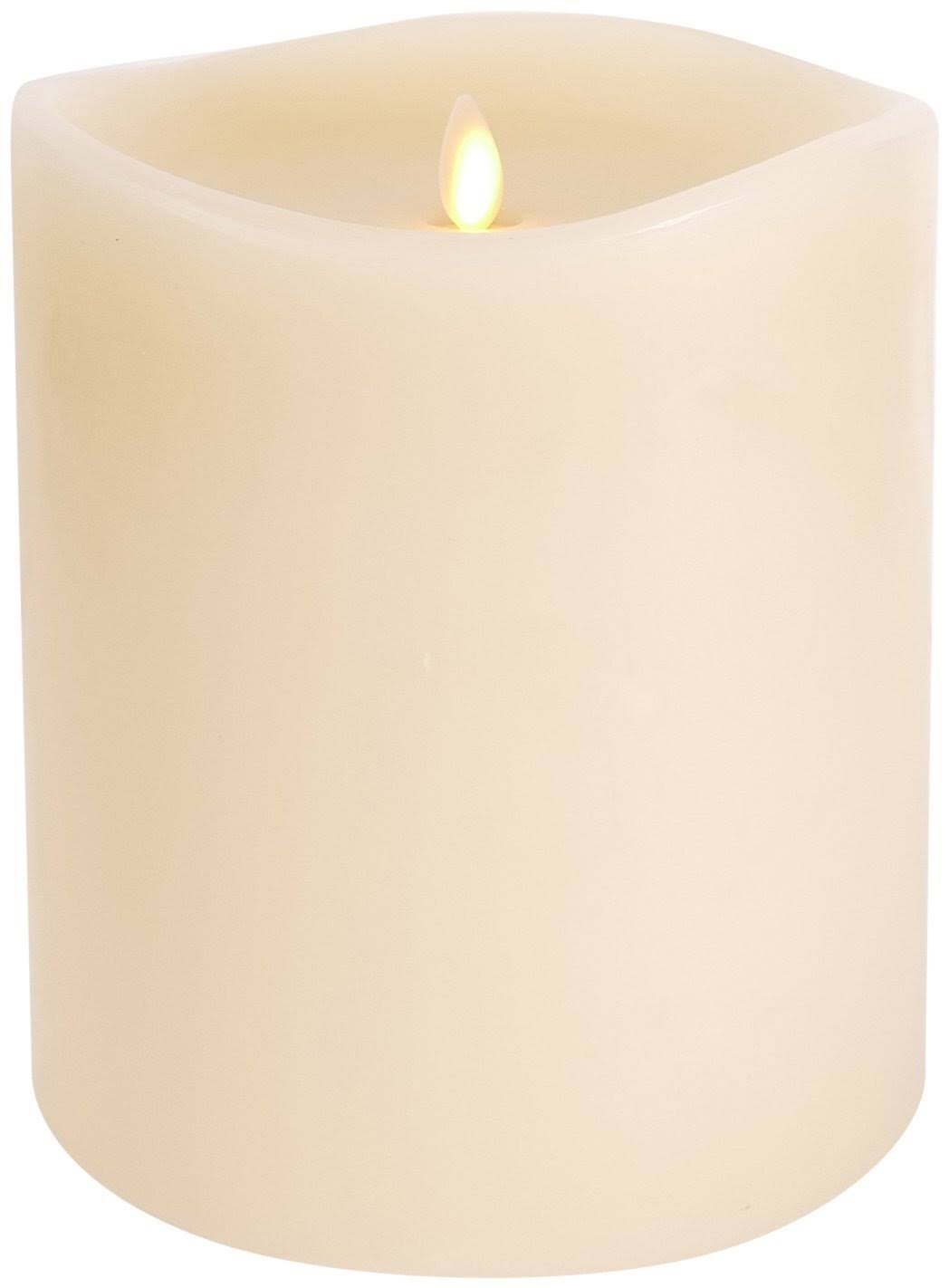 Large Ivory Flameless Candle K725061