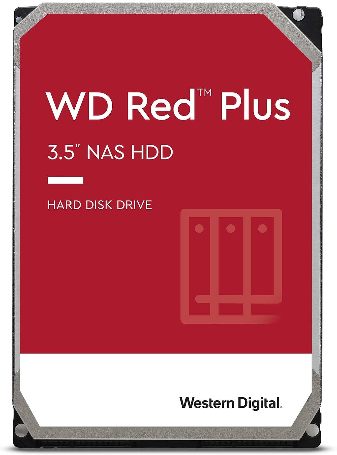 8TB WD Red Plus NAS Internal Hard Drive HDD - 5400 RPM, SATA 6 Gb/s, CMR, 256 MB Cache, 3.5 C85867