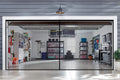 Magnetic Garage Door Screen 16x7FT Fiberglass Mesh Pack of 2 X940