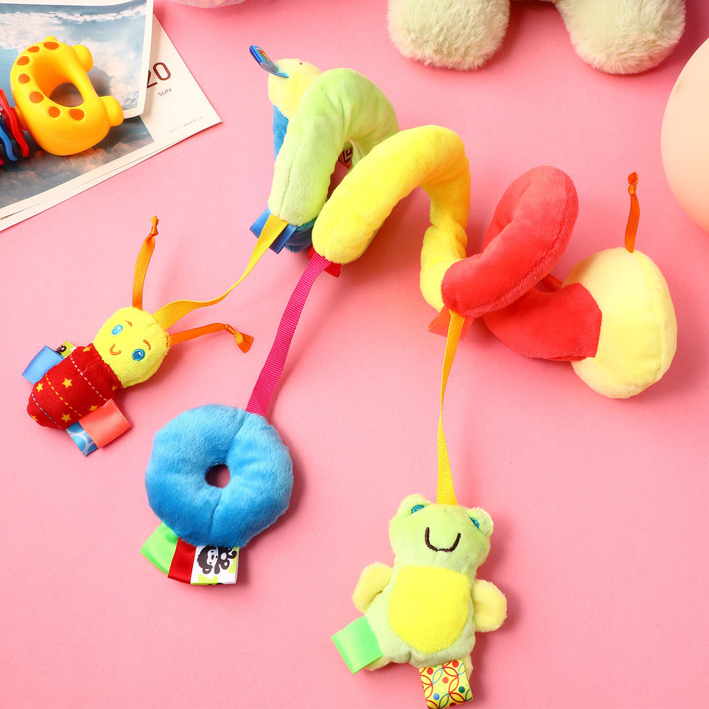 Baby Crib Cot Pram Hanging Rattles Spiral Stroller Car Seat Toy R6749