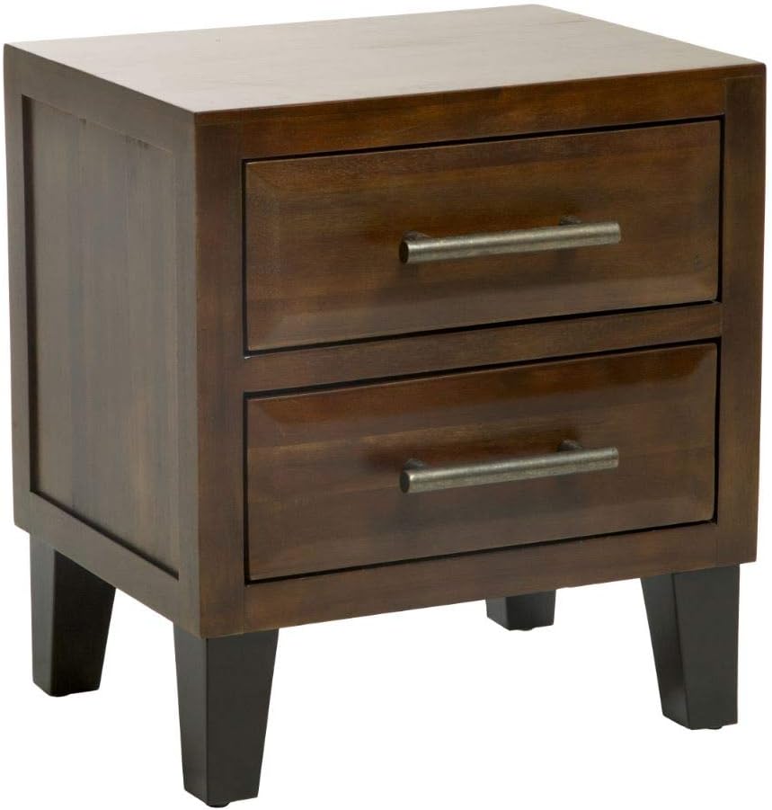 Natural Stain Acacia Wood One Drawer End Table I3820