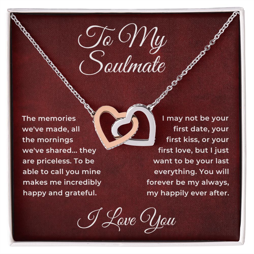 Interlocking Hearts Pendant Necklace I722379