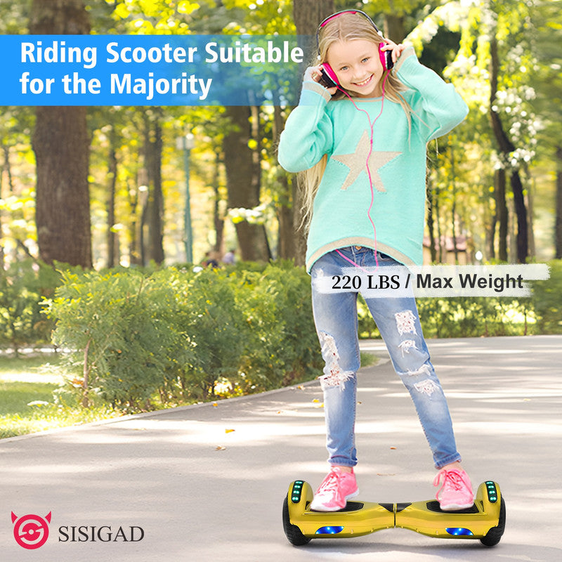 6.5 inch LED Hoverboard Self Balancing Scooter D544
