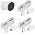25 ft Weatherproof Charging Cable 3Pack-White R348