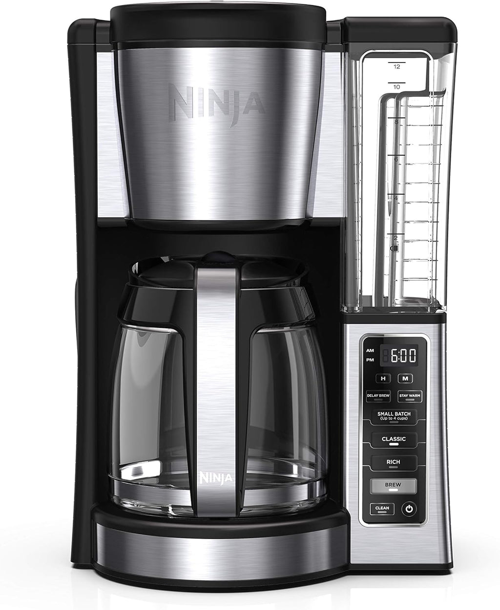 12-cup Glass Carafe Programmable Brewer, Black and Stainless Steel G4350