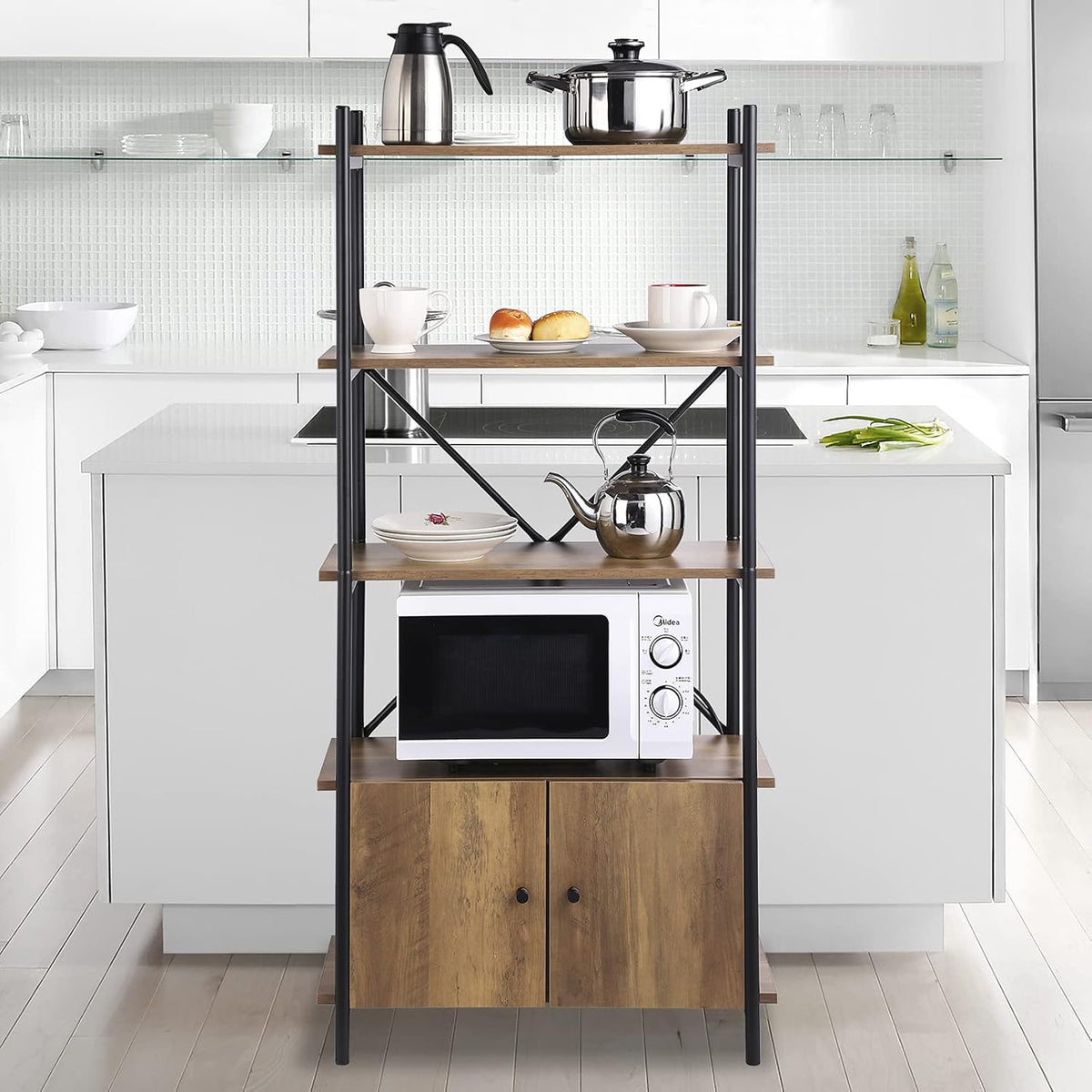 4-Tier Microwave Oven Stand Storage Shelf M233