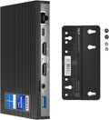 Fanless Mini PC Window11 Pro Celeron J4125 8GB/128GB Small Desktop Computer L402