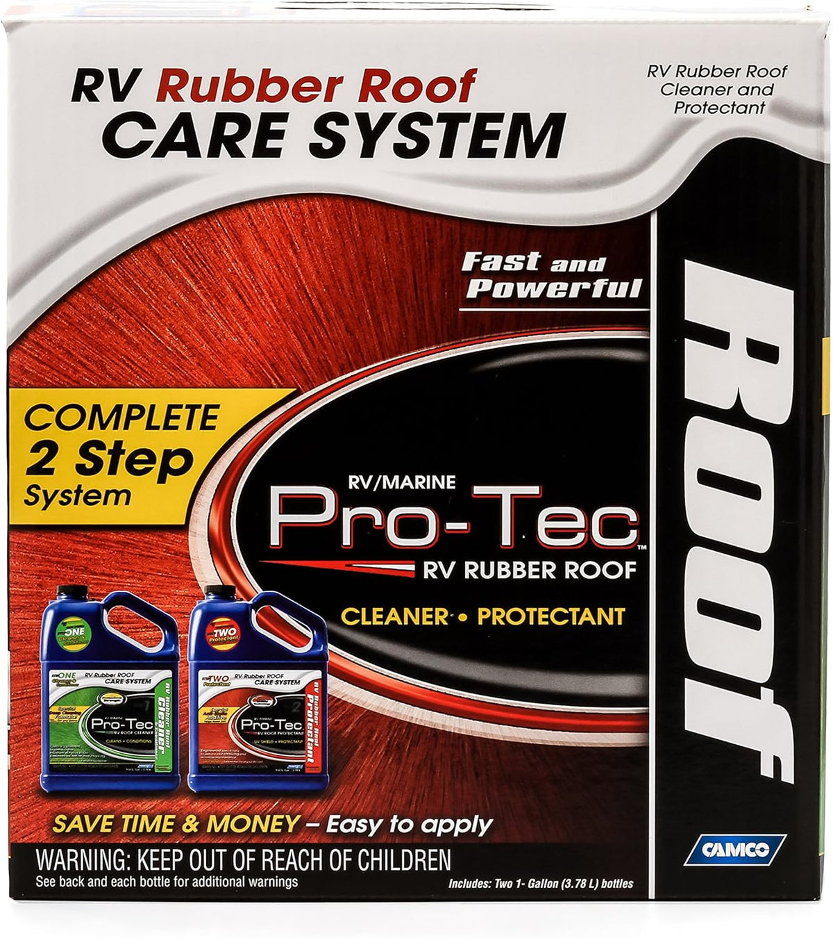 2 Pack RV Rubber Roof Care System I249