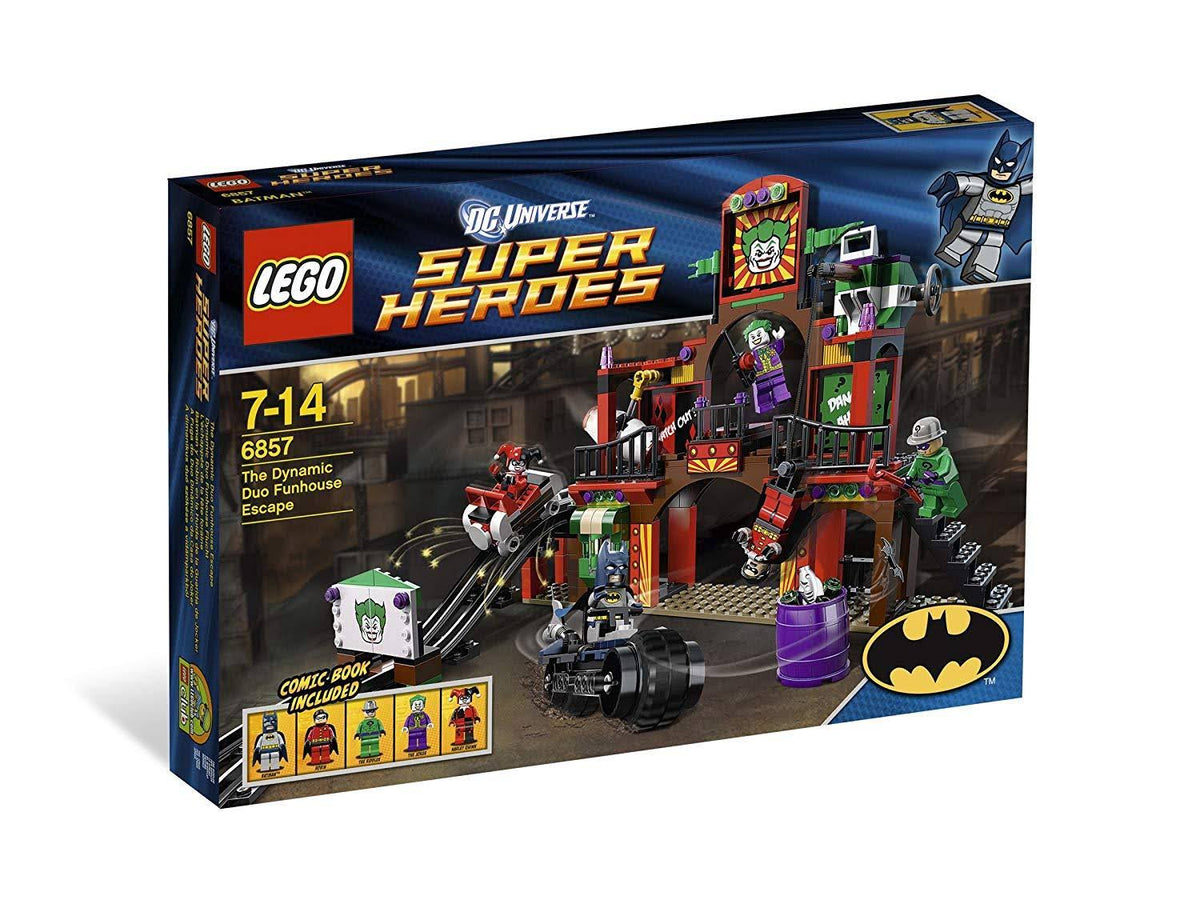 LEGO DC Comics Super Heroes 6857 - The Dynamic Duo Funhouse Escape Q462
