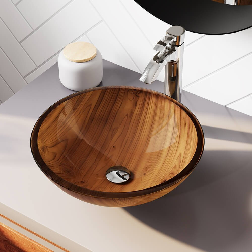 Chrome Vessel Faucet Ensemble U883