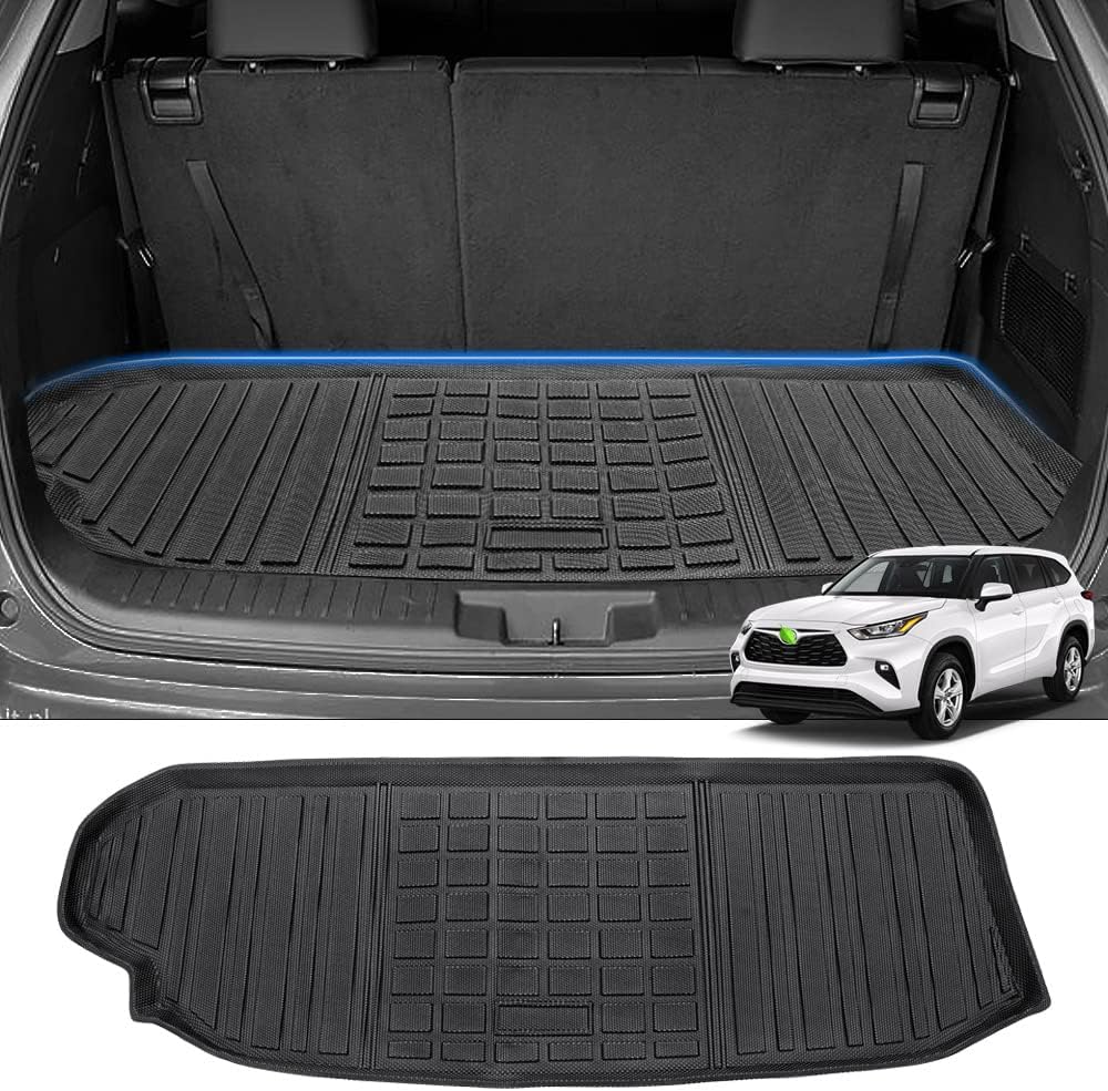 Black Pack of 2 Cargo Mat for Toyota Highlander S1402