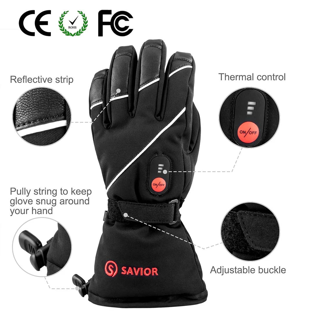 Rechargeable Electric Heated Gloves A881