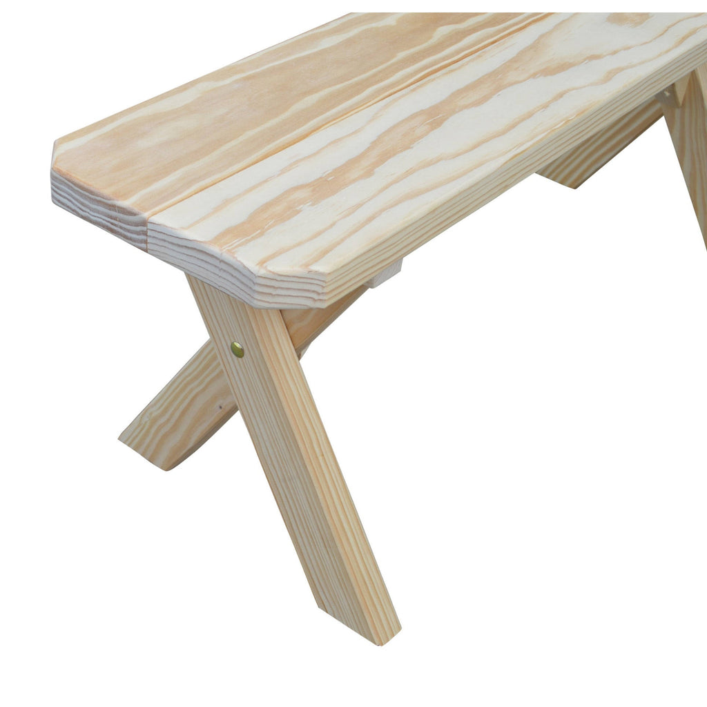 Pine Crossleg Bench G7168