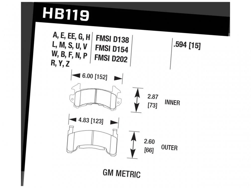 Front Brake Pads O29482