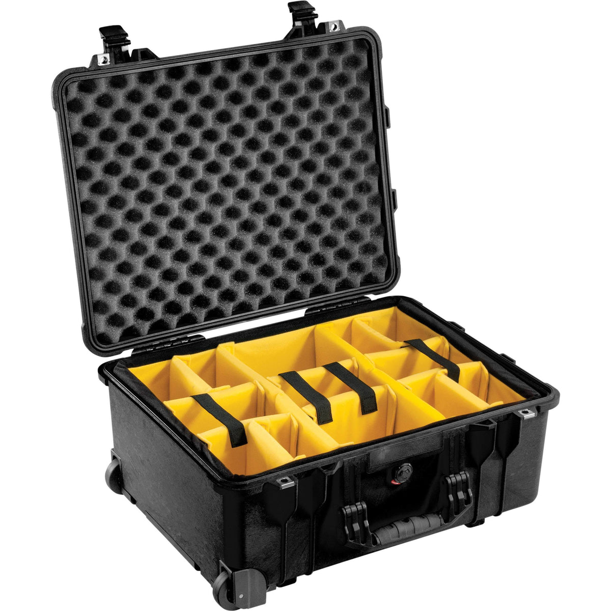 Waterproof Case with Yellow and Black Dividers Y9201