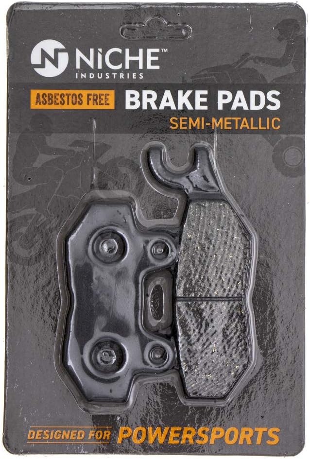 Front Semi-Metallic Brake Pad Set Pack of 2 Z807