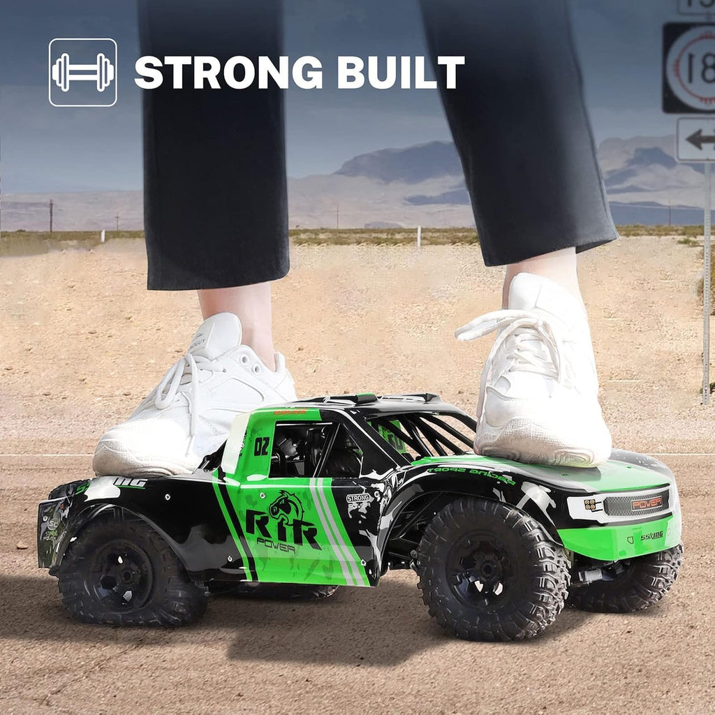 Green 4WD Waterproof Remote Control Monster Truck X7663