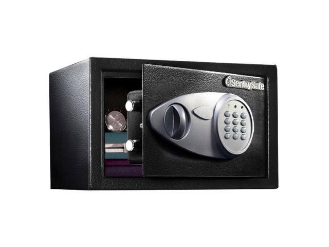 Digital Security Safe, 0.58 Cu ft, Black/Silver W4328
