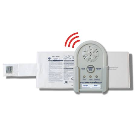 Cordless Bed Sensor and Wireless Caregiver Alarm Set L44347