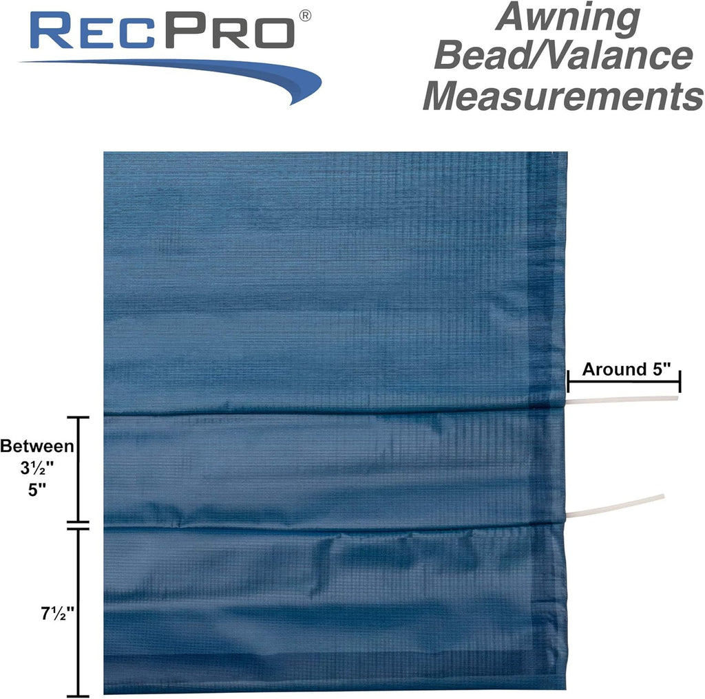 Blue 13 Foot RV Awning Fabric Replacement L84400