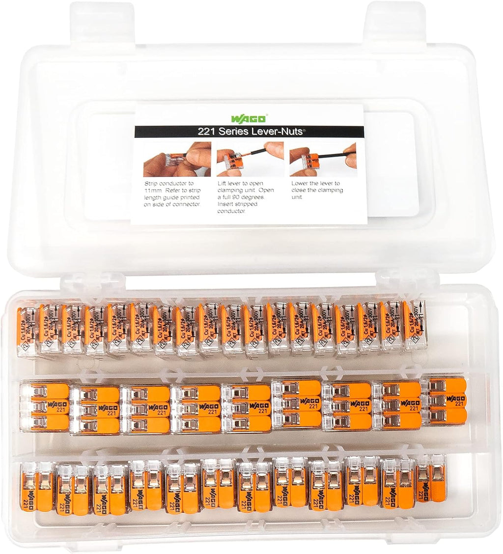 78pc Compact Splicing Wire Connector Assortment with Case U23977