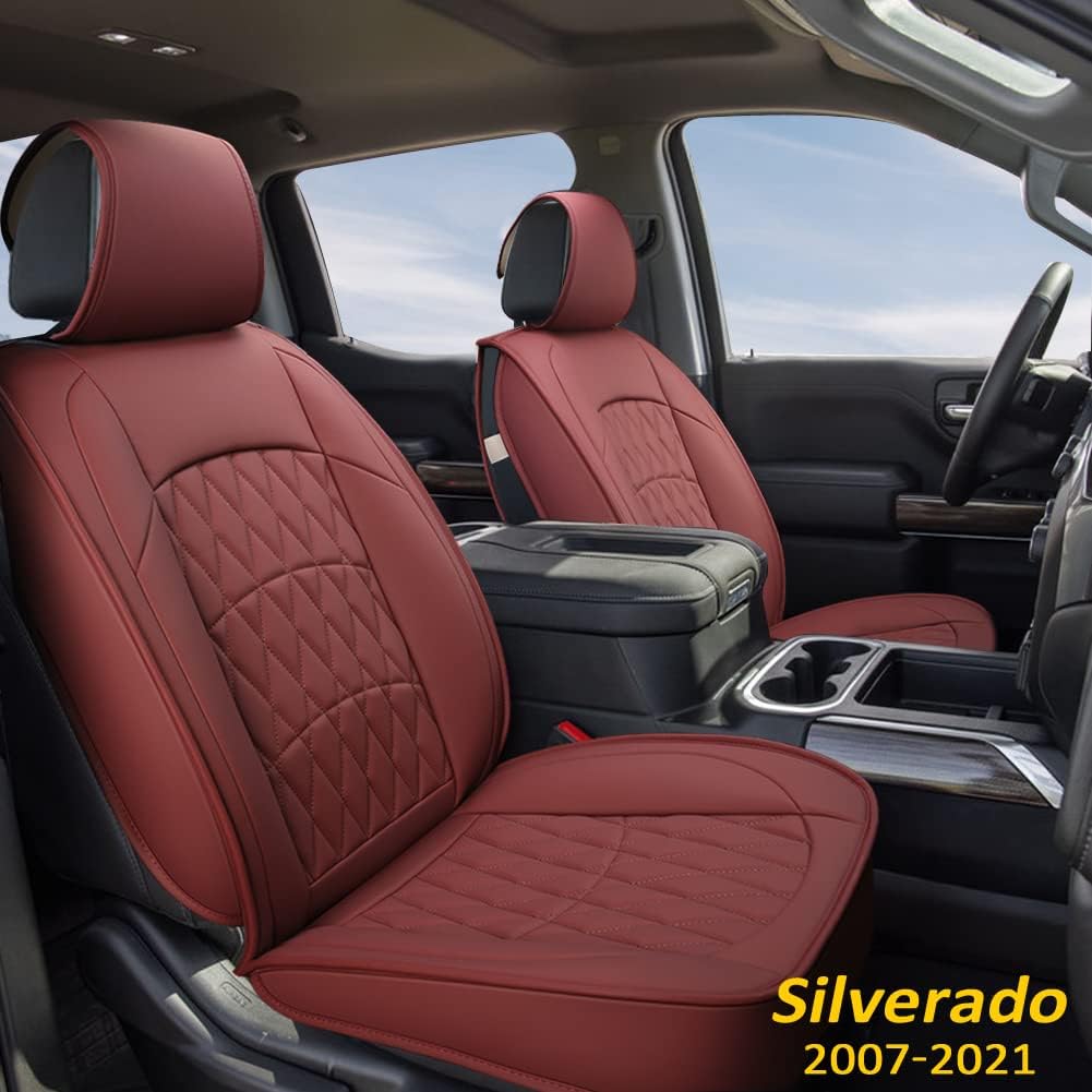 Grey Faux Leather Rear Bench Car Seat Covers Pack of 2 R5037