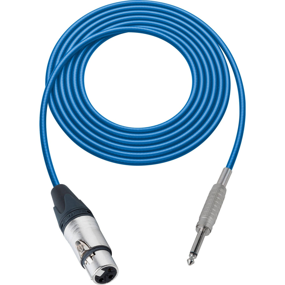 Blue 75 Foot XLR Female to 1/4 inch Male Audio Cable S972259