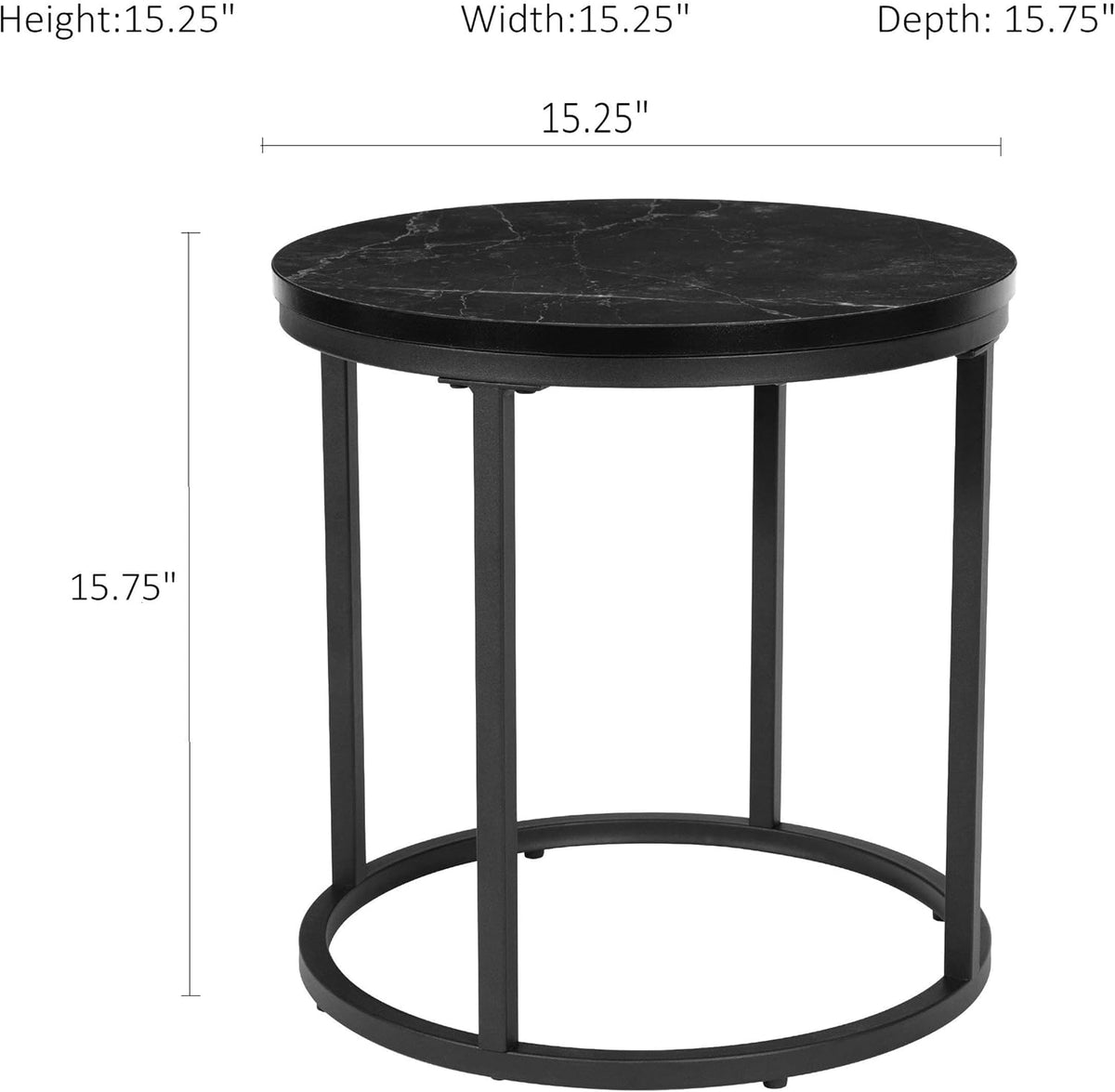 Black End Table Set of 1 O129582